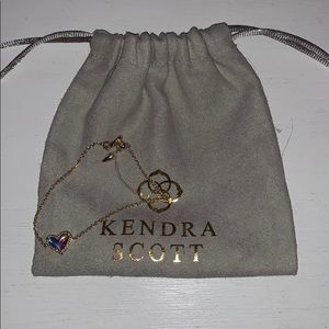Kendra Scott rainbow heart bracelet